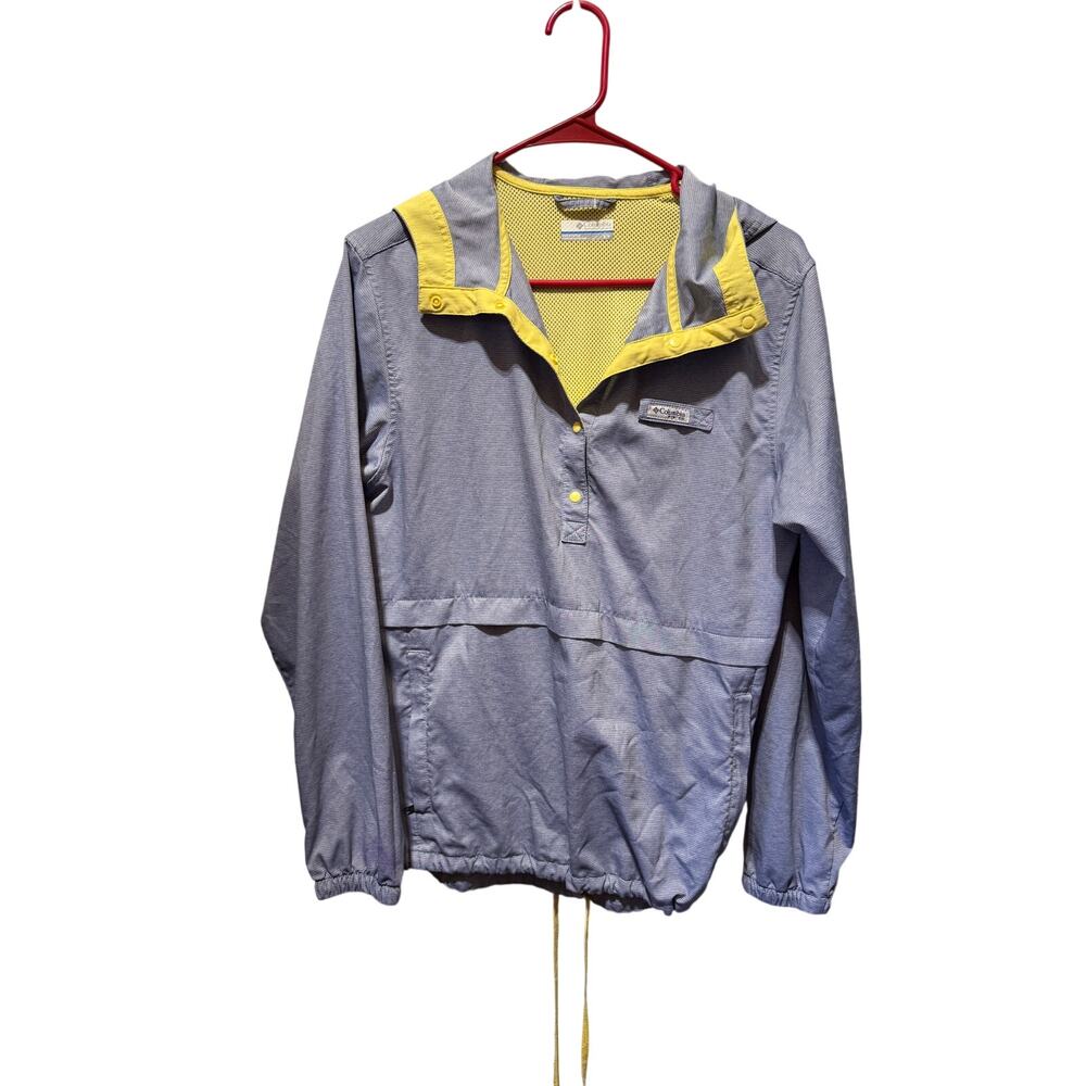 Columbia PFG Women’s Pull-on Hooded Windbreaker Size S